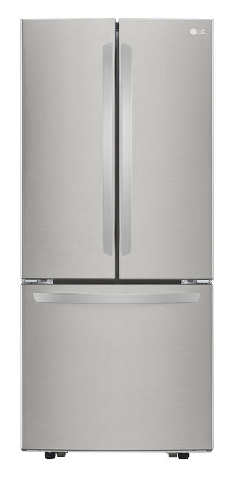 LG 30\" 22 Cu. Ft. French-Door Refrigerator - Smudge Proof Stainless Steel - LRFNS2200S