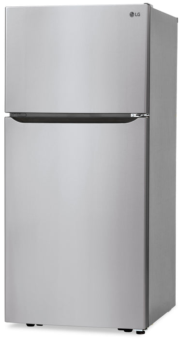 LG 30\" 20 Cu. Ft. Top-Mount Refrigerator - Smudge Proof Stainless Steel - LTCS20020S
