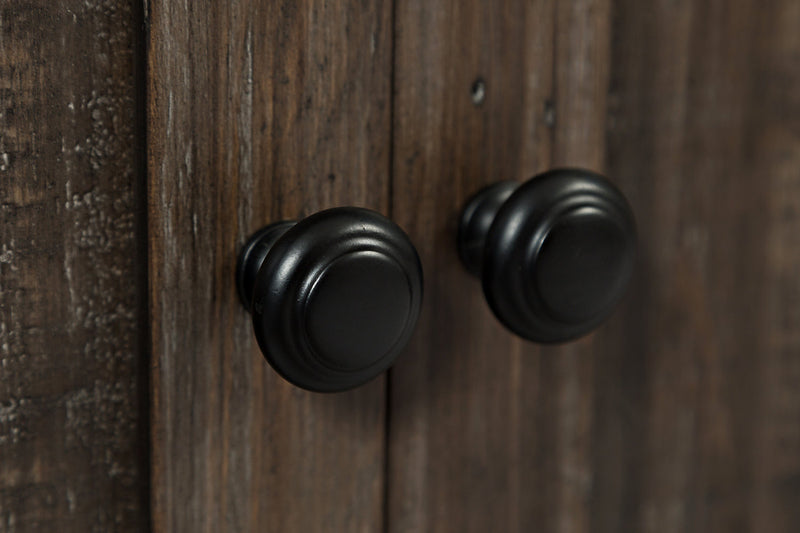 Madison 104\" Rustic 3-Piece Wall Unit Entertainment Centre with Storage and Cable Management for TVs up to 65\"- Brown