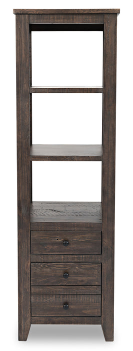 Madison Bookcase Pier – Brown