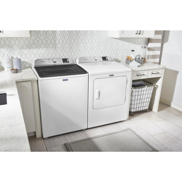 Maytag 5.5 Cu. Ft. Top-Load Washer and Maytag 7.0 Cu. Ft. Front-Load Electric Dryer