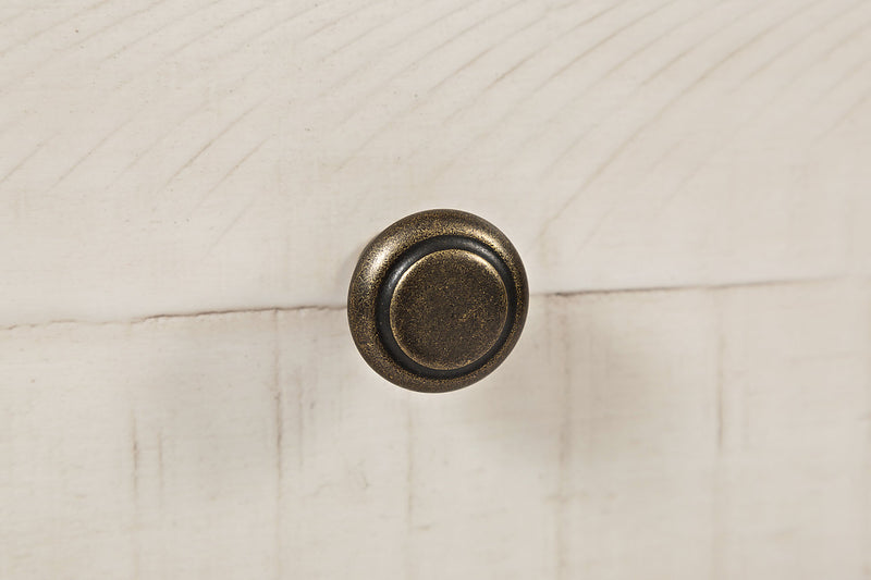 Madison 104\" Rustic 3-Piece Entertainment Centre with Storage and Cable Management for TVs up to  65\"- White