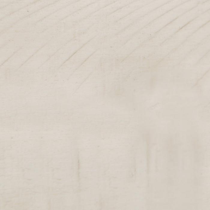 Madison 50\" Rustic Sofa Table with Storage and Shelf - White Wood