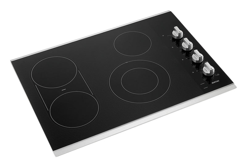 Maytag 30\" 4-Element Electric Cooktop - Stainless Steel - MEC8830HS
