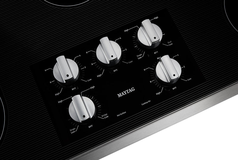 Maytag 36\" 5-Element Electric Cooktop - Stainless Steel - MEC8836HS