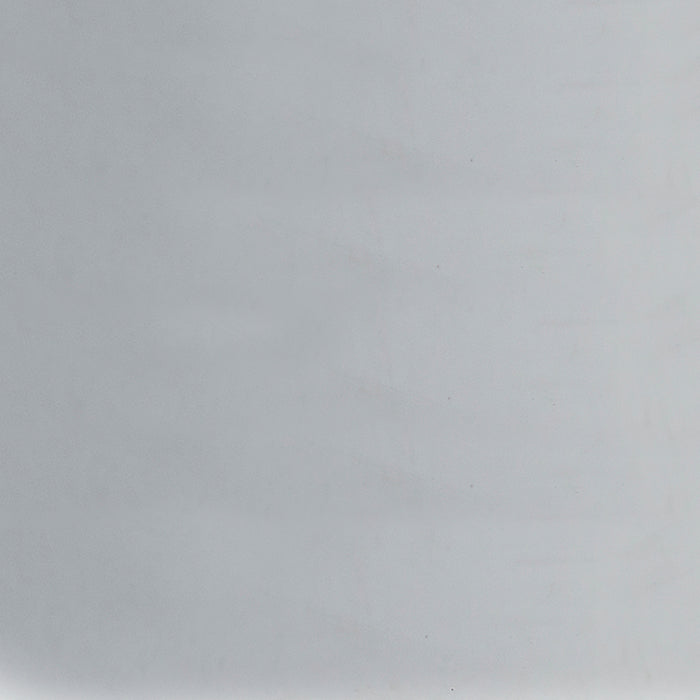 Metro 21.5\" Modern Glass Top End Table - Silver with Metal Legs