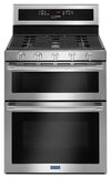 Maytag 6 Cu. Ft. Gas Range with Self-Clean and Double Oven - Fingerprint Resistant Stainless Steel - MGT8800FZ