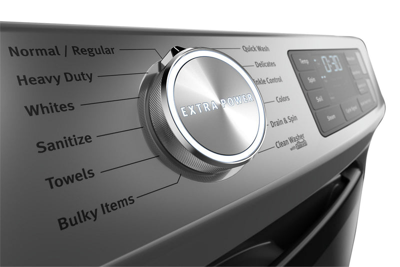 Maytag 5.5 Cu. Ft. Front-Load High-Efficiency Steam Washer - Metallic Slate - Stackable - MHW6630HC