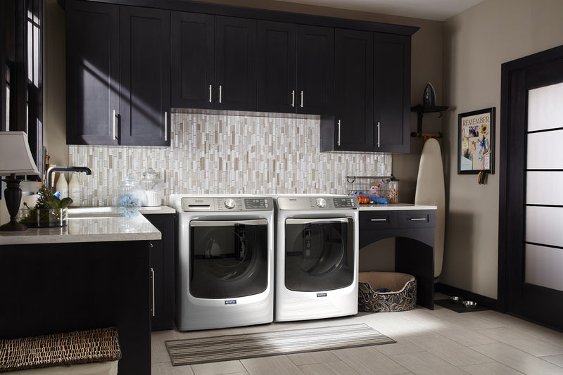 Maytag 5.8 Cu. Ft. Smart Front-Load High-Efficiency Steam Washer - White - Stackable - MHW8630HW