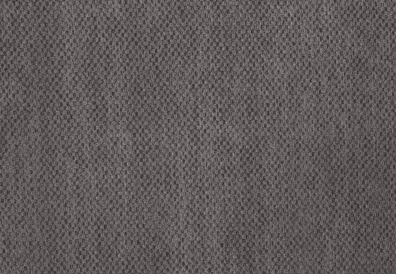 Made in Canada Morty 48\" Chenille Fabric Storage Ottoman - Grey