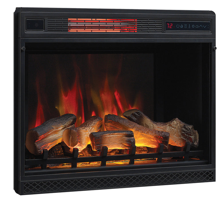 Munich 68\" Electric Fireplace TV Stand with Storage and Cable Management for TVs up to 75\"- Espresso