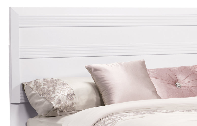 Olivia 6-Piece Queen Storage Bedroom Package with 2 Nightstands – White