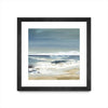 \"East Coast Ii\" Matted and Framed Black 30x30 Wall Art