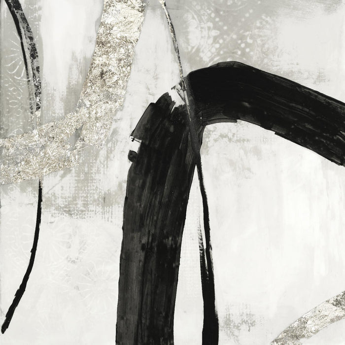 \"Black Ink Ii\" Giant Art 72x72 Wall Art