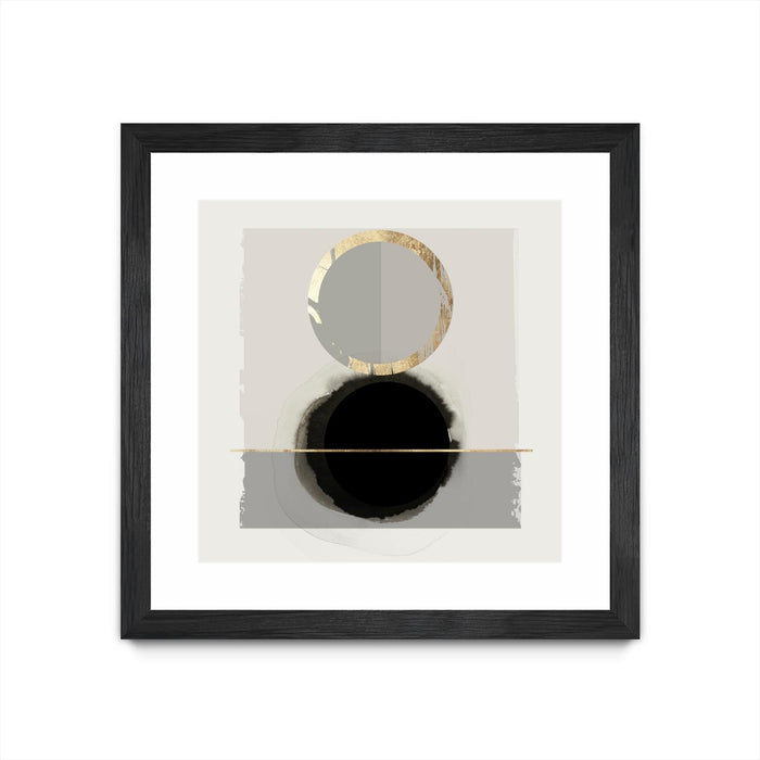 \"Dream Life Inspired I\" Matted and Framed Black 30x30 Wall Art