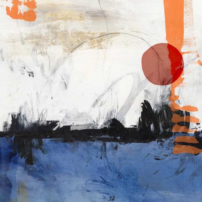 \"Midnight Rise I\" Giant Art 54x54 Wall Art