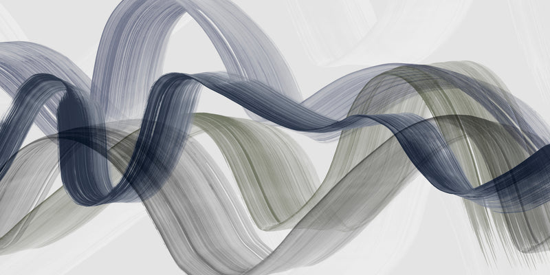 \"Bending Curves Ii\" Giant Art 72x36 Wall Art