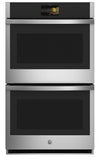 Profile 30\" 10 Cu. Ft. Electric Double Wall Oven with True European Convection - Stainless - PTD7000SNSS