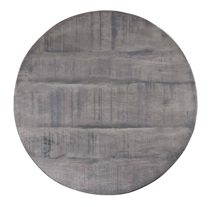 Remmi 18\" 2-Pack Nesting Accent Tables - Sand grey and gun metal grey 