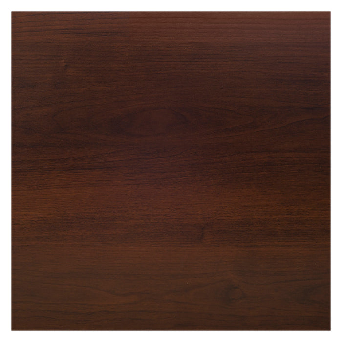 Rosario 35.5\" Modern 3-Pack Coffee + 2 End Tables with Shelf - Cherry 