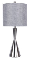 23\" Brushed Nickel Table Lamp