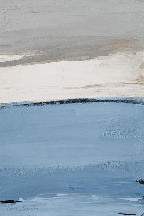 \"Blue Flatlands I\" Giant Art 72x48 Wall Art