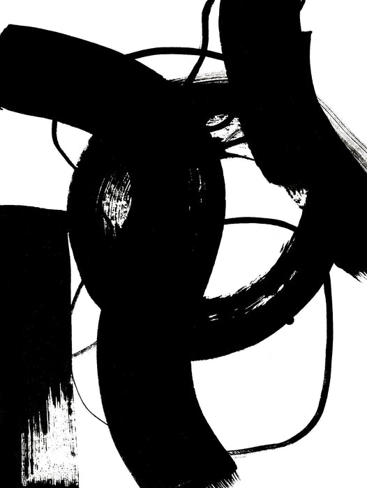 \"Blackthoroughfares Ii\" Giant Art 72x54 Wall Art