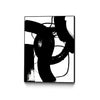 \"Blackthoroughfares Ii\" Canvas Framed Black 30x40 Wall Art