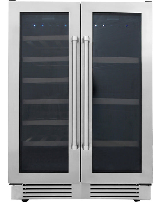 Thor 24\" 5.2 Cu. Ft. French-Door Refrigerator - Stainless Steel - TBC2401DI
