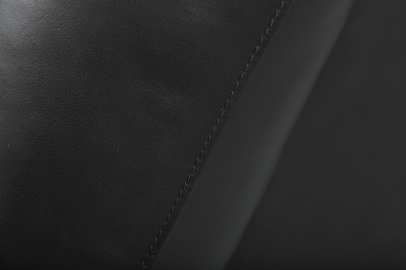 Toreno 42\" Genuine Leather Power Reclining Chair - Black