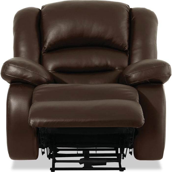 Toreno 42\" Genuine Leather Power Reclining Chair - Brown