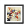 \"Positive Energy I\" Matted and Framed Black 36x36 Wall Art