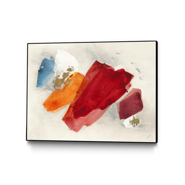 \"Equilibrium V4\" Canvas Framed Black 40x30 Wall Art