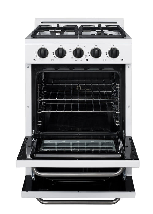 Off-Grid by Unique 24-Inch Propane Range with Battery Ignition - UGP-24G OF1 W