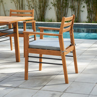 Hampton Contemporary Patio Wood Dining Chair