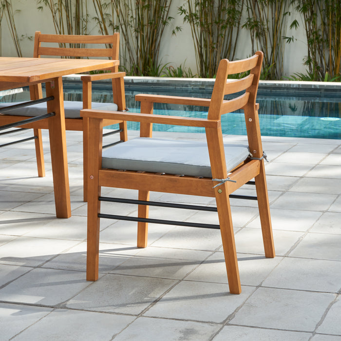 Hampton Contemporary Patio Wood Dining Chair