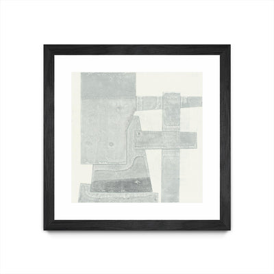 "Orien" Matted and Framed Black 30x30 Wall Art