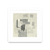 \"Camera Obscura\" Matted and Framed White 36x36 Wall Art