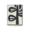 \"Symbiotic V\" Canvas Framed Black 30x40 Wall Art