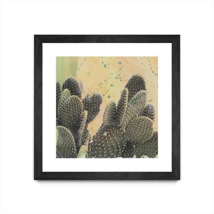\"Desert Dreams Ii\" Matted and Framed Black 30x30 Wall Art