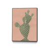 \"Coral Cacti Ii\" Canvas Framed Black 24x32 Wall Art