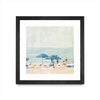 \"If It's The Beaches I\" Matted and Framed Black 30x30 Wall Art
