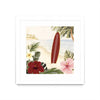 \"Aloha Ii\" Matted and Framed White 30x30 Wall Art