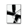 \"Angular Pulse Iv\" Canvas Framed Black 18x24 Wall Art