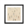 \"Beach Goer Iv\" Matted and Framed Black 30x30 Wall Art