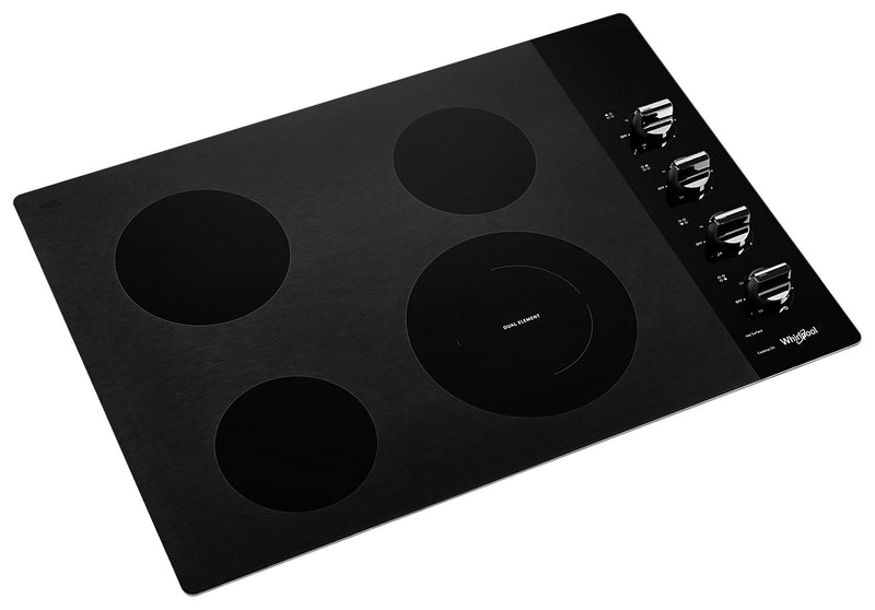 Whirlpool 30\" 4-Element Electric Cooktop - Black - WCE55US0HB