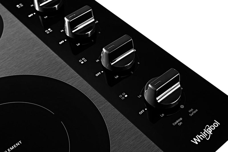 Whirlpool 24\" 4-Element Electric Cooktop - Black - WCE55US4HB