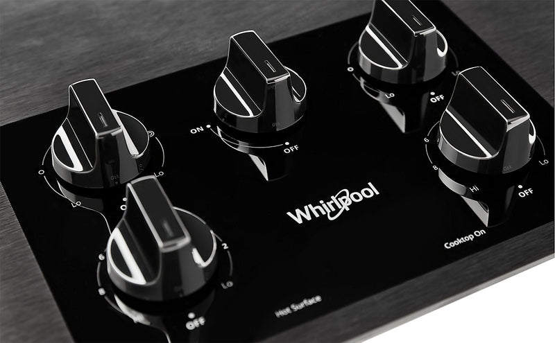 Whirlpool 36\" 5-Element Electric Cooktop - Black - WCE77US6HB