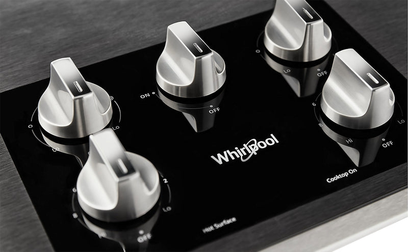 Whirlpool 36\" 5-Element Electric Cooktop - Stainless Steel - WCE77US6HS