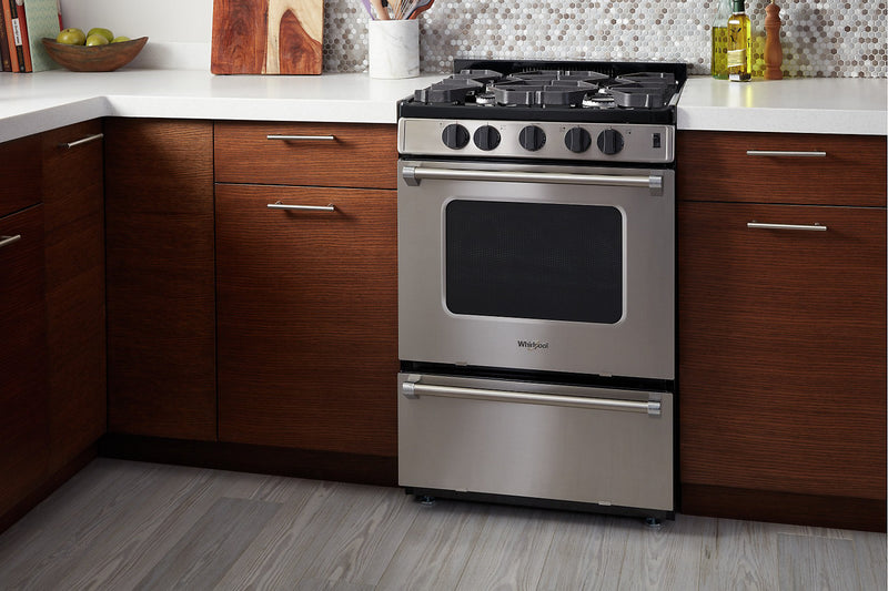 Whirlpool 2.96 Cu. Ft. Gas Range - Stainless Steel - WFG500M4HS